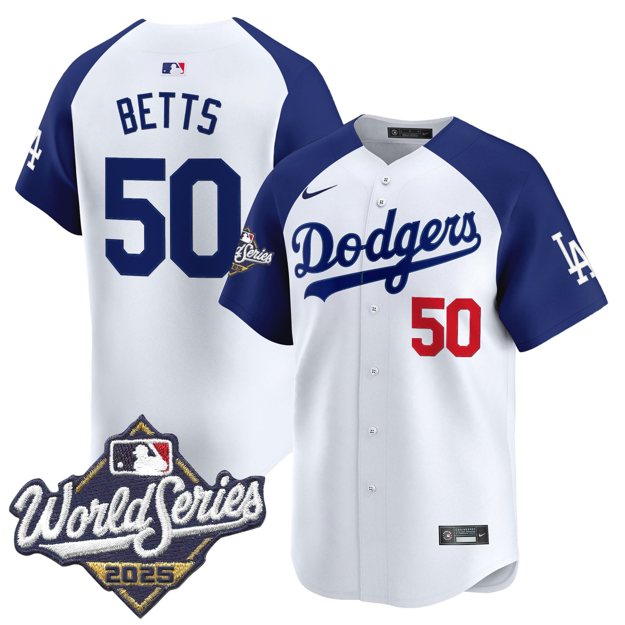 Men's Dodgers 2025 World Series Vapor Premier Limited Jersey - All Stitched - Image 27