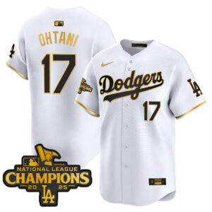 Men's Dodgers 2025 National League Champions Vapor Premier Limited Jersey - All Stitched