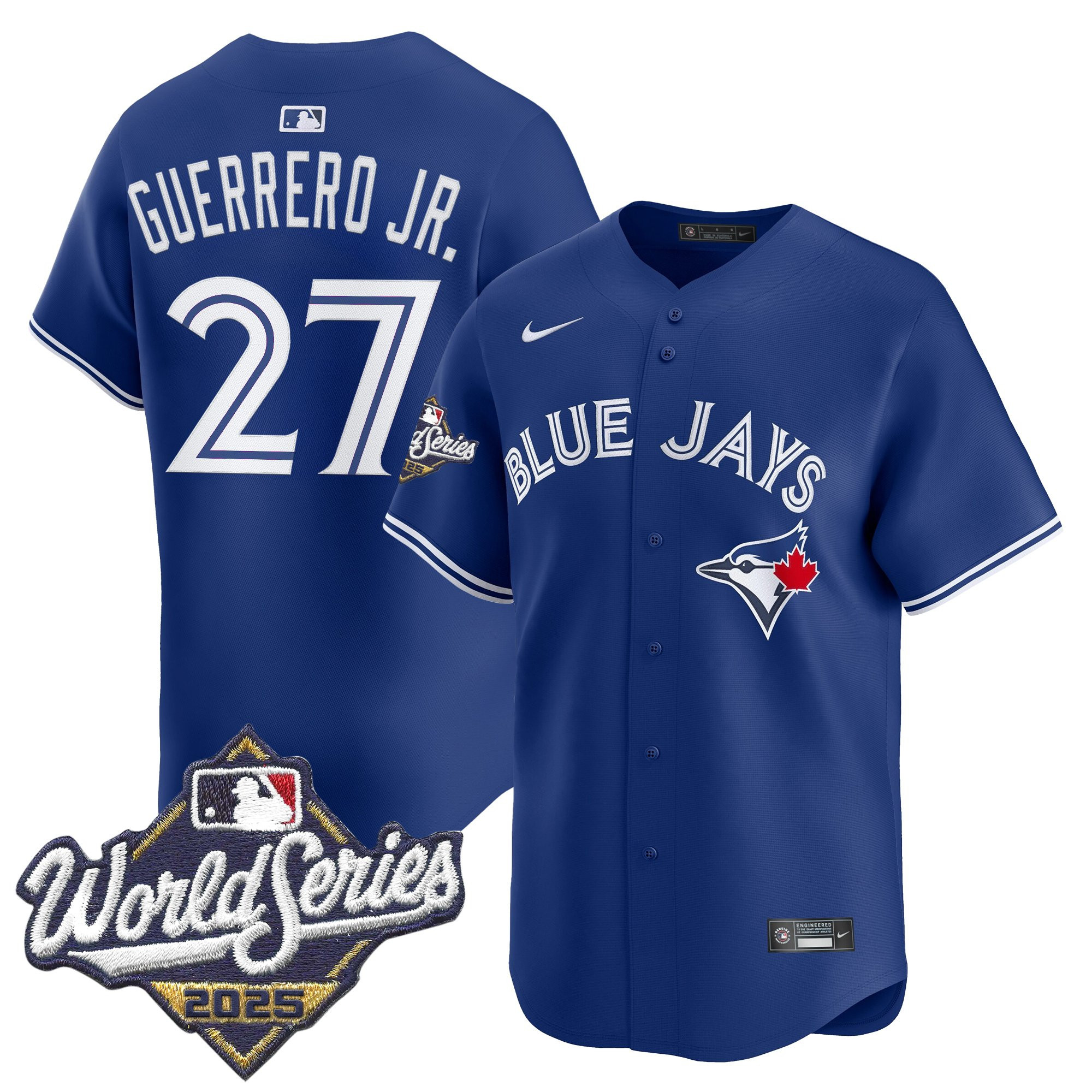Men's Toronto Blue Jays 2025 World Series Vapor Premier Limited Jersey - All Stitched - Image 25