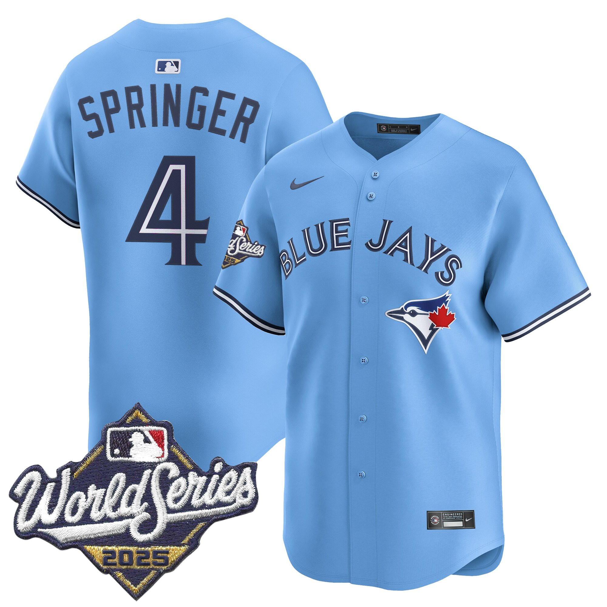 Men's Toronto Blue Jays 2025 World Series Vapor Premier Limited Jersey - All Stitched - Image 20