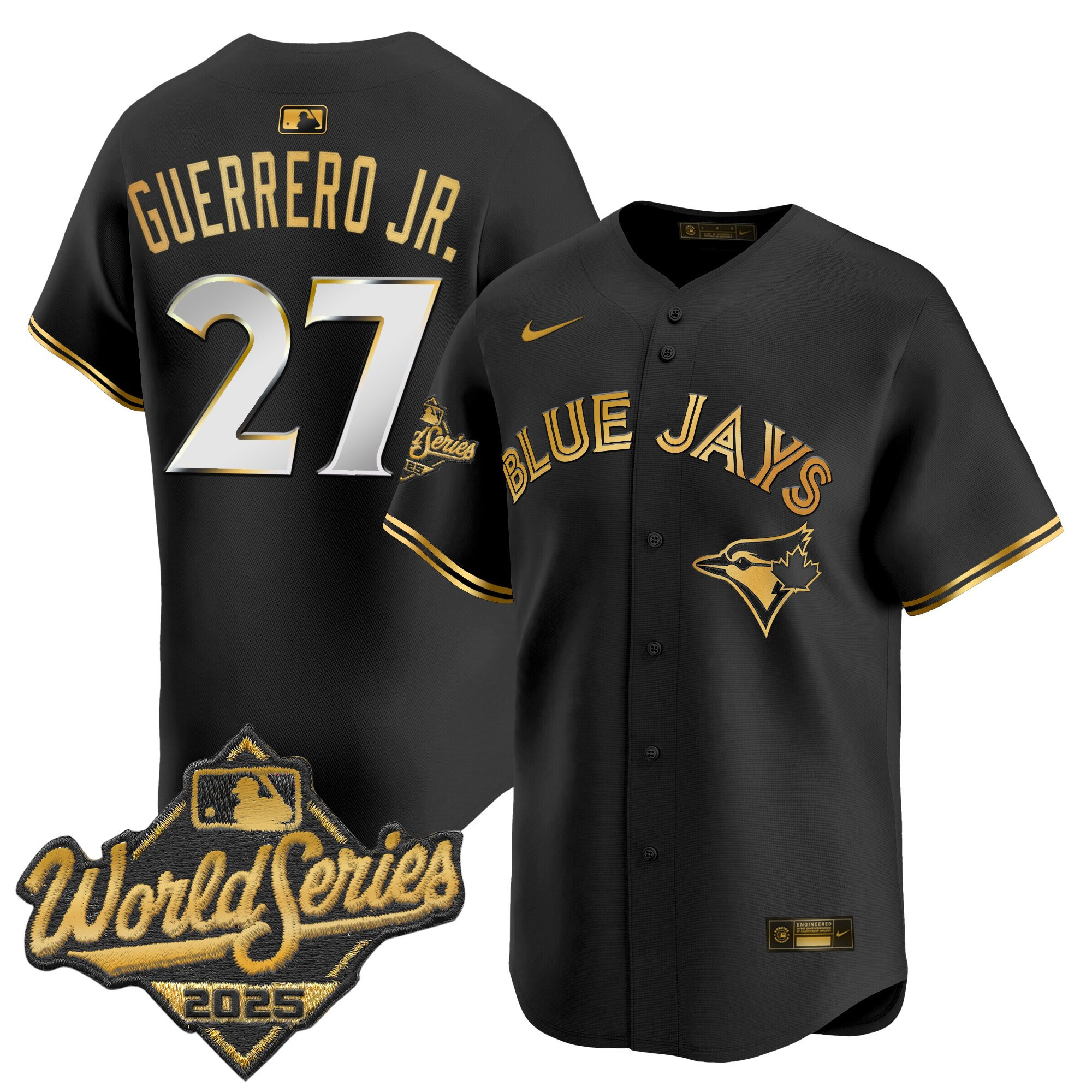 Men's Toronto Blue Jays 2025 World Series Vapor Premier Limited Jersey - All Stitched - Image 5