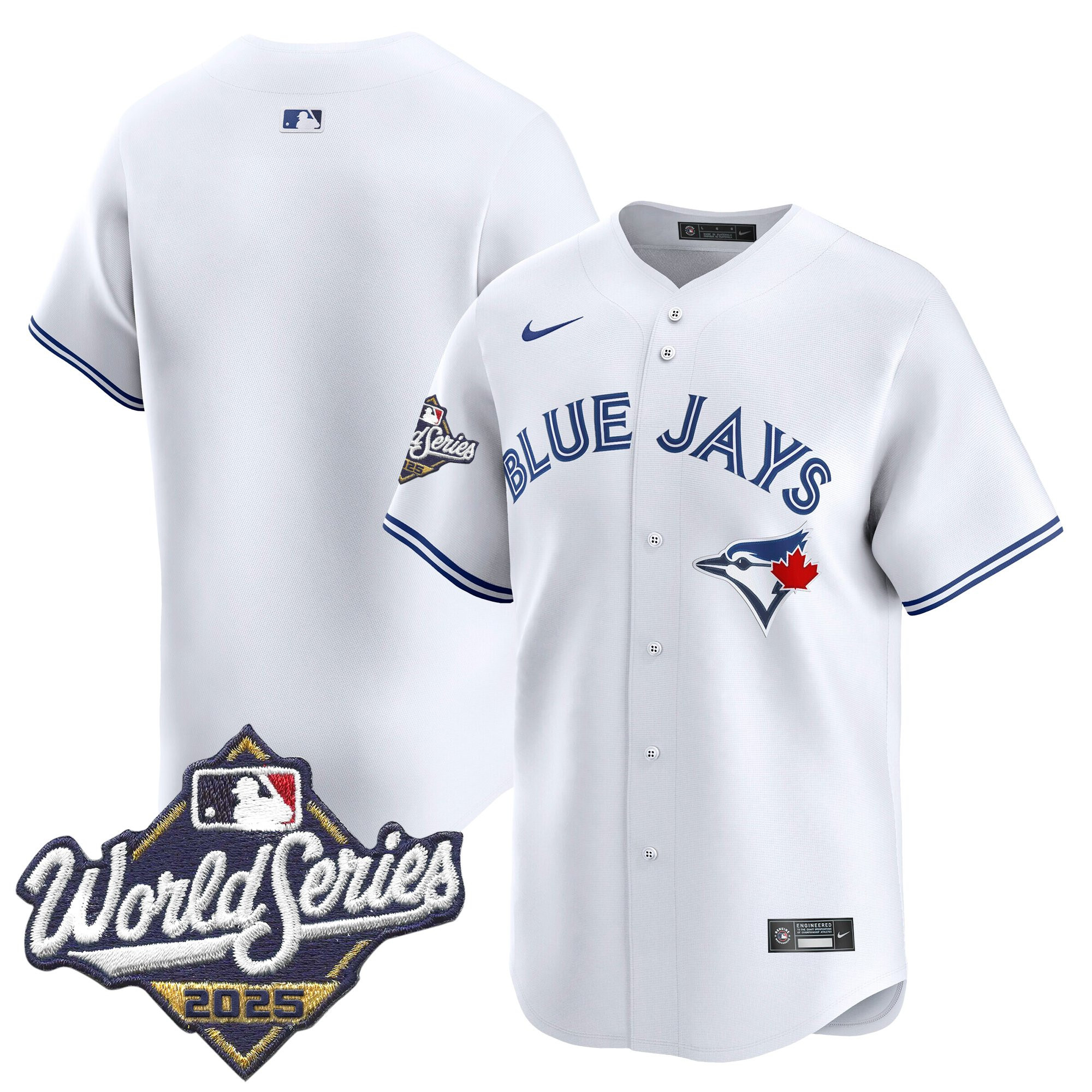 Men's Toronto Blue Jays 2025 World Series Vapor Premier Limited Jersey - All Stitched - Image 42