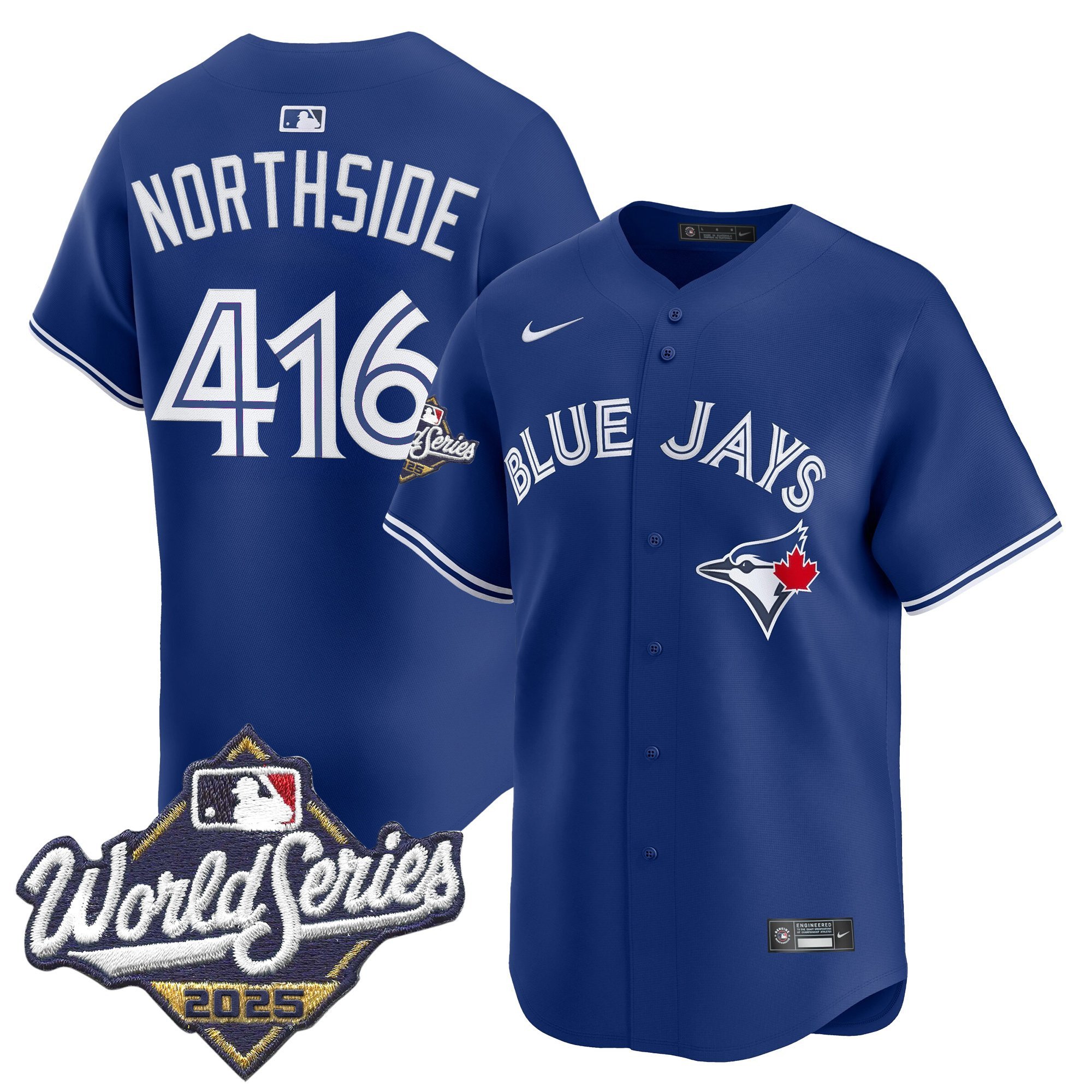 Men's Toronto Blue Jays 2025 World Series Vapor Premier Limited Jersey - All Stitched - Image 23