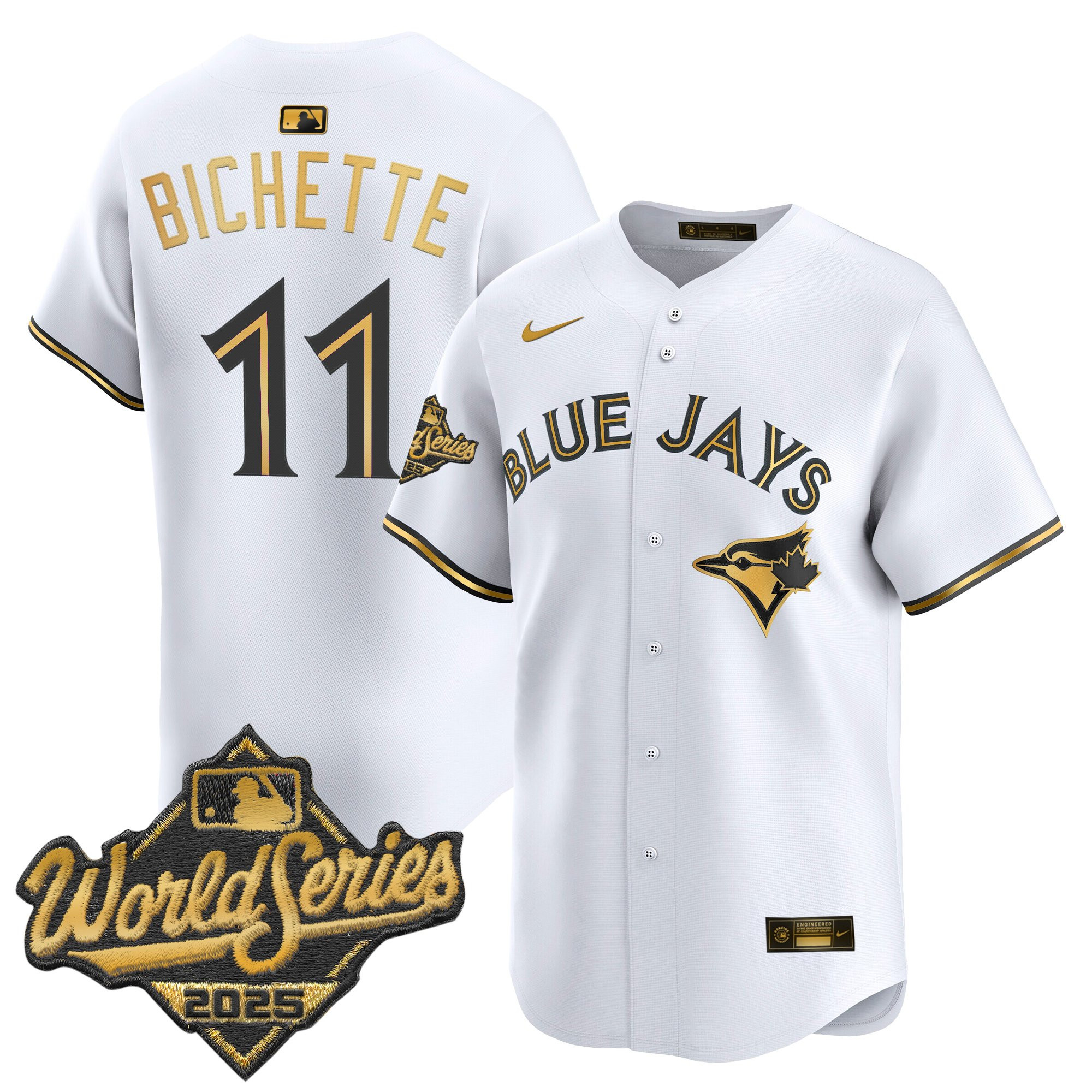 Men's Toronto Blue Jays 2025 World Series Vapor Premier Limited Jersey - All Stitched - Image 11