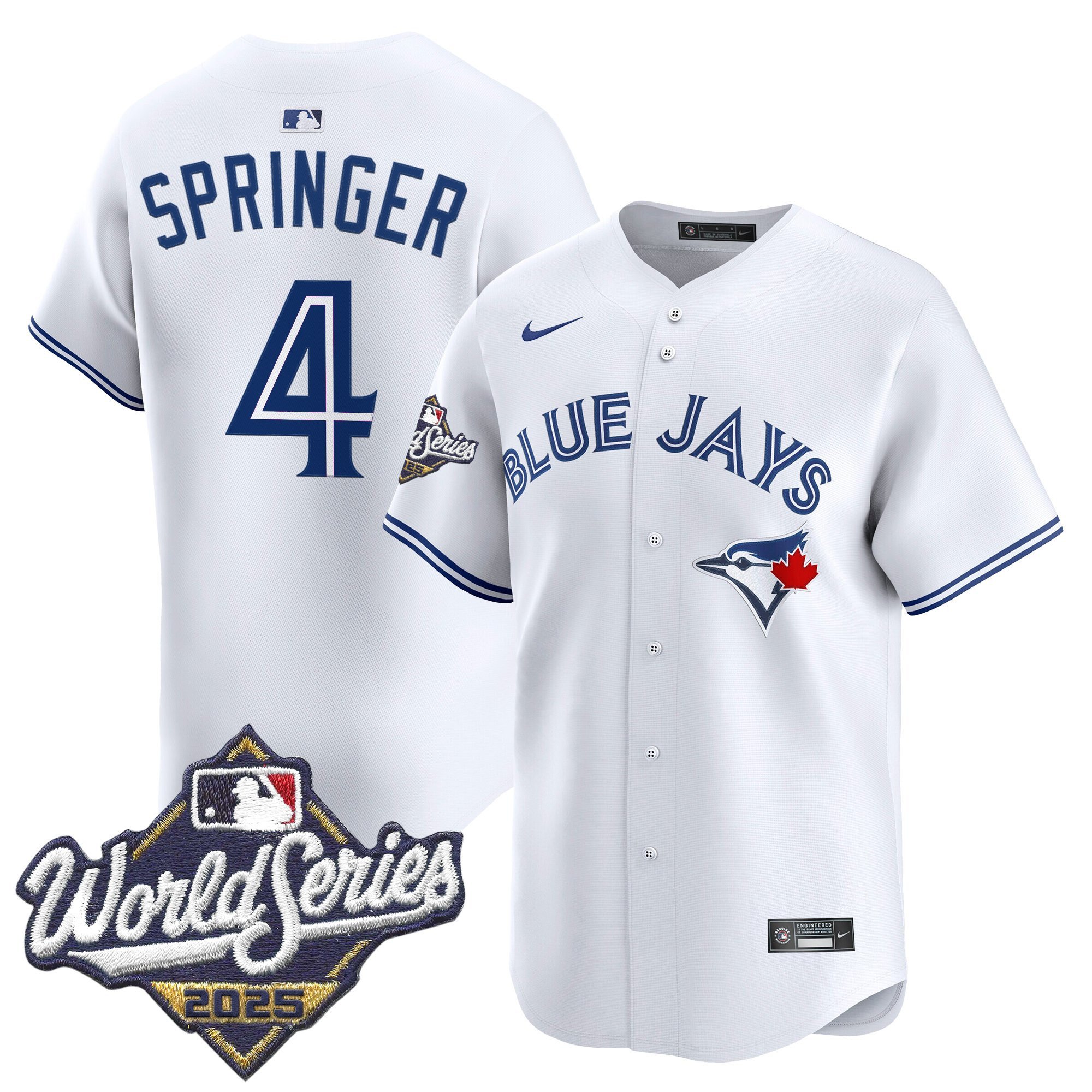 Men's Toronto Blue Jays 2025 World Series Vapor Premier Limited Jersey - All Stitched - Image 41