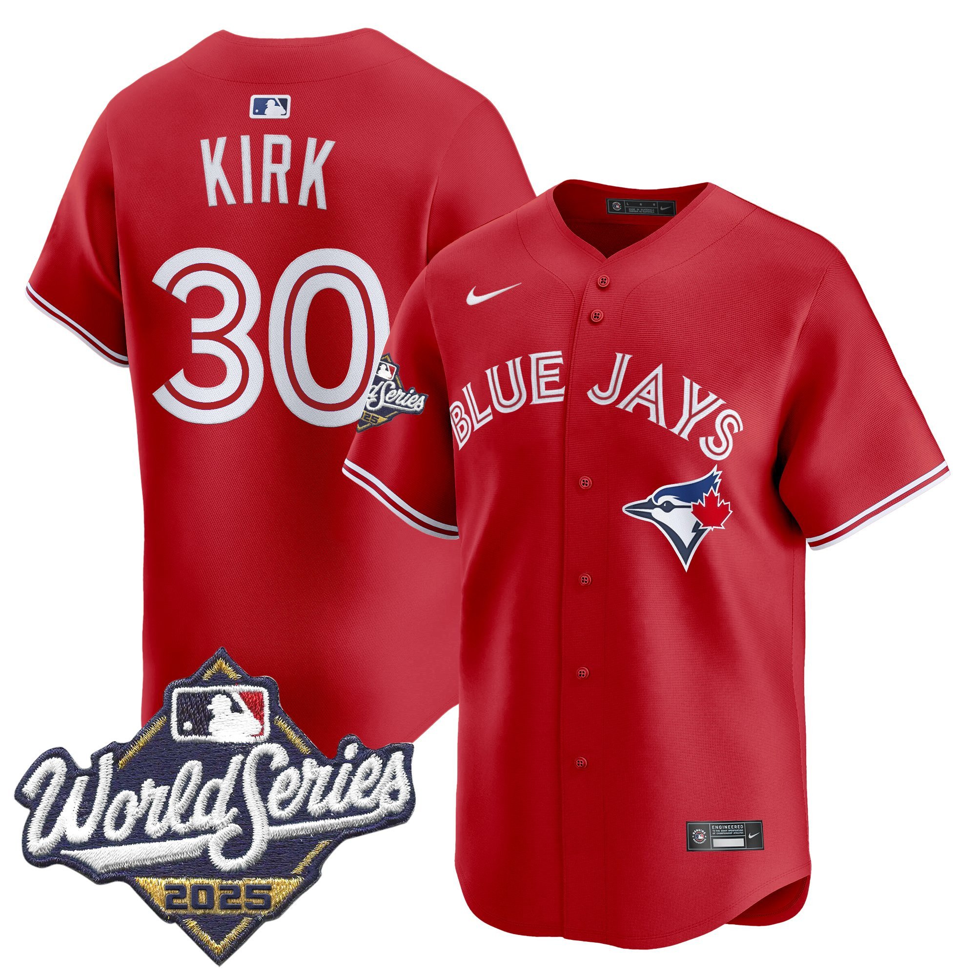 Men's Toronto Blue Jays 2025 World Series Vapor Premier Limited Jersey - All Stitched - Image 29