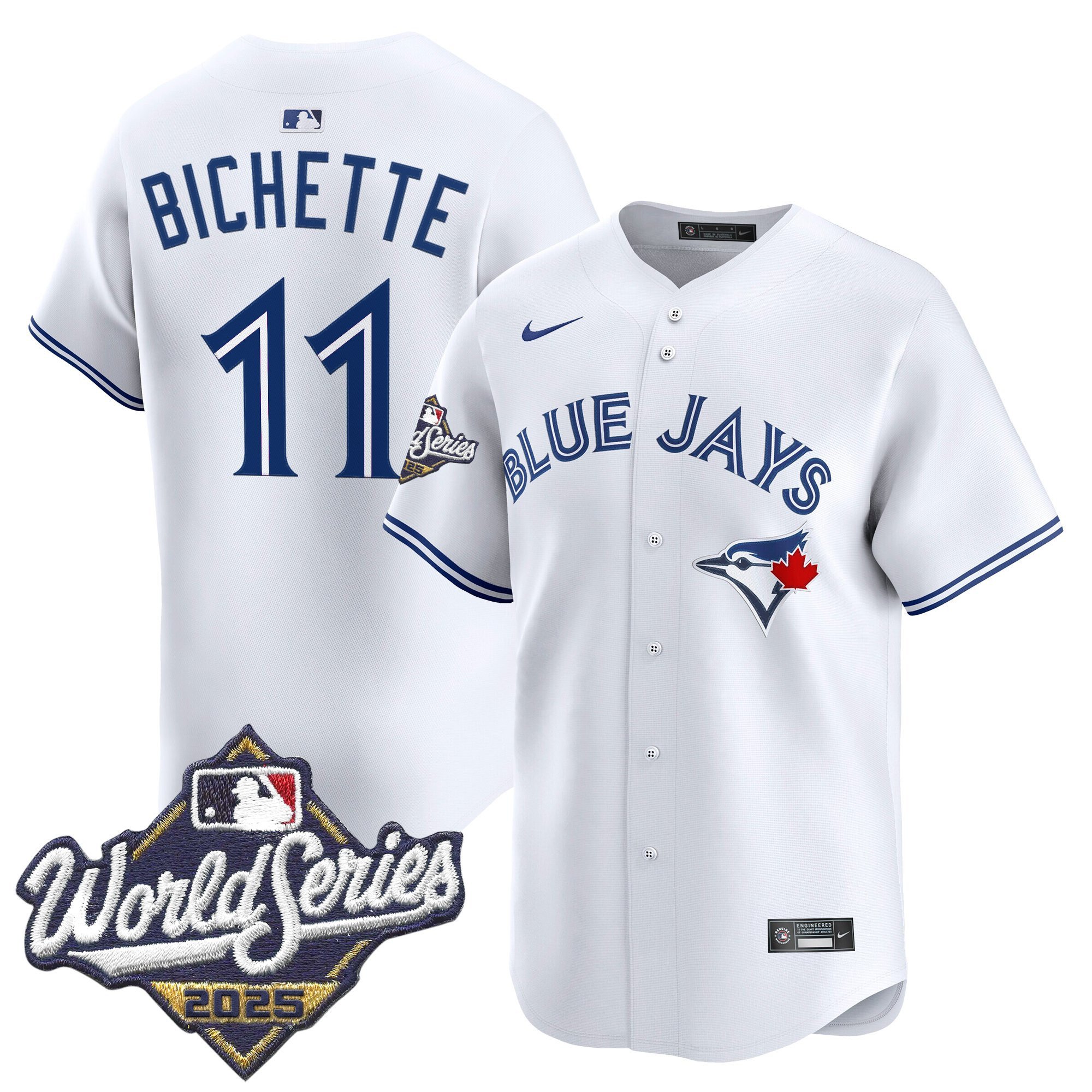 Men's Toronto Blue Jays 2025 World Series Vapor Premier Limited Jersey - All Stitched - Image 38