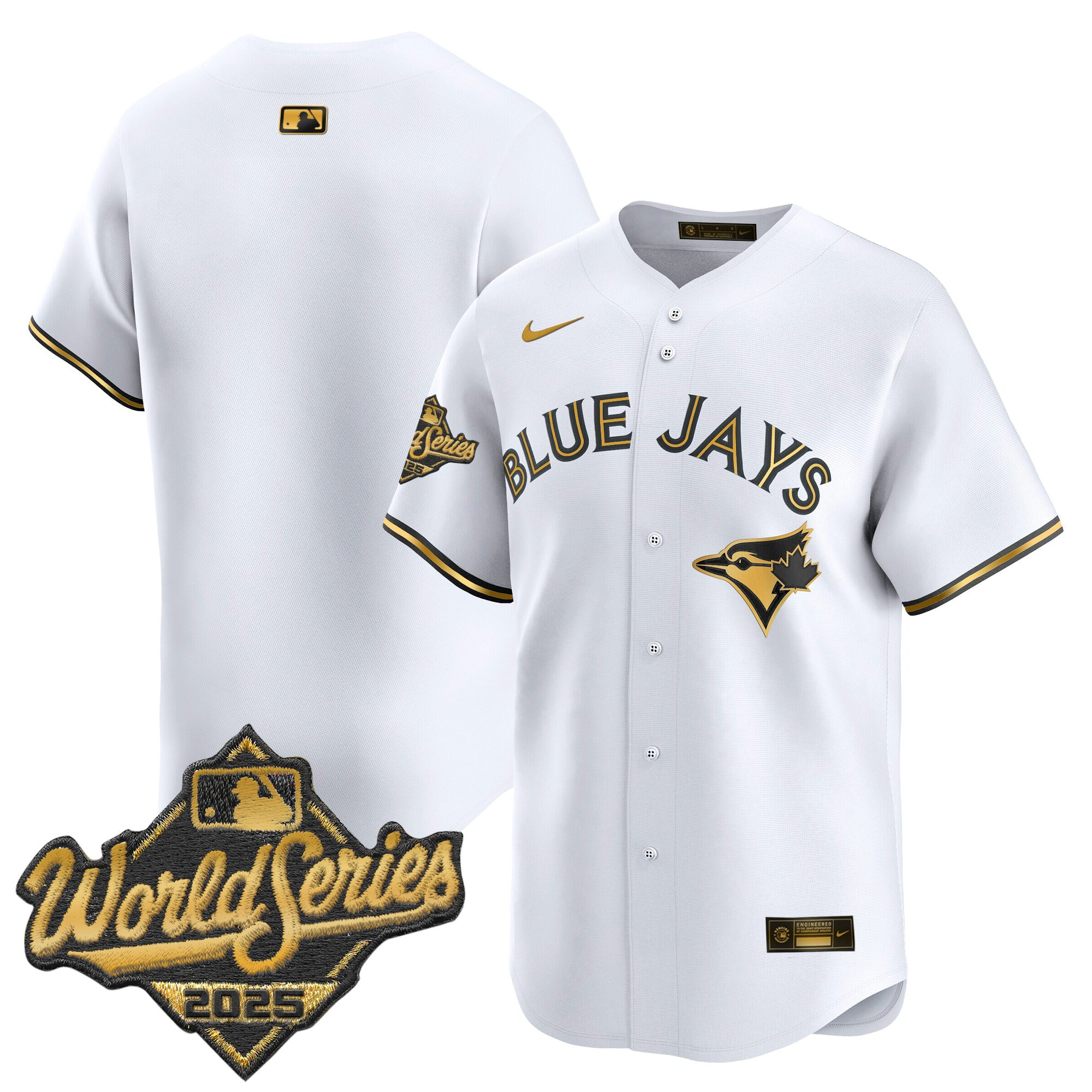 Men's Toronto Blue Jays 2025 World Series Vapor Premier Limited Jersey - All Stitched - Image 14