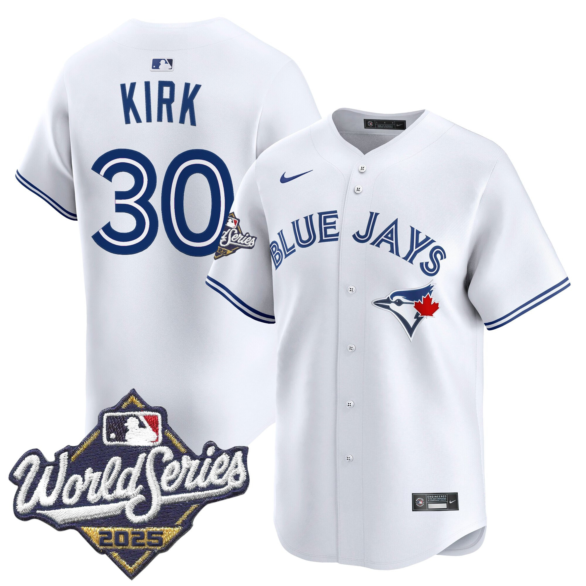 Men's Toronto Blue Jays 2025 World Series Vapor Premier Limited Jersey - All Stitched - Image 36