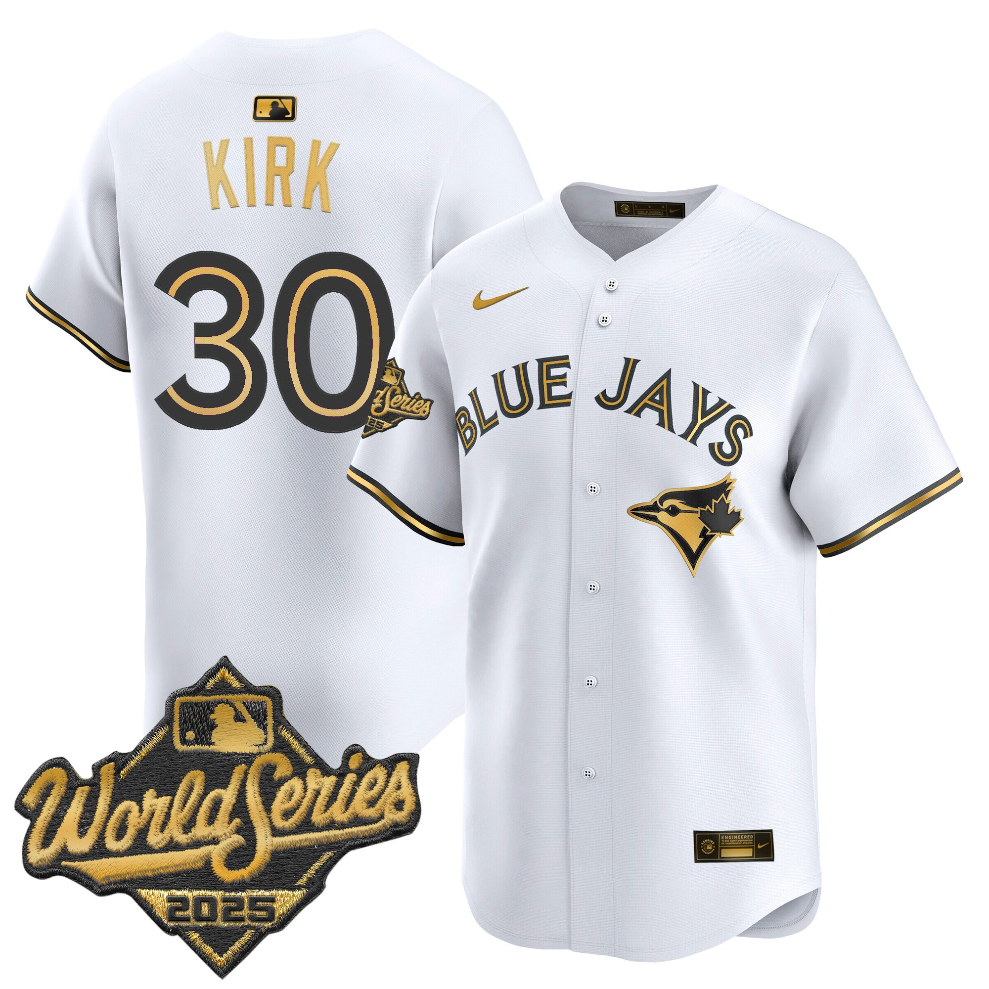 Men's Toronto Blue Jays 2025 World Series Vapor Premier Limited Jersey - All Stitched - Image 9