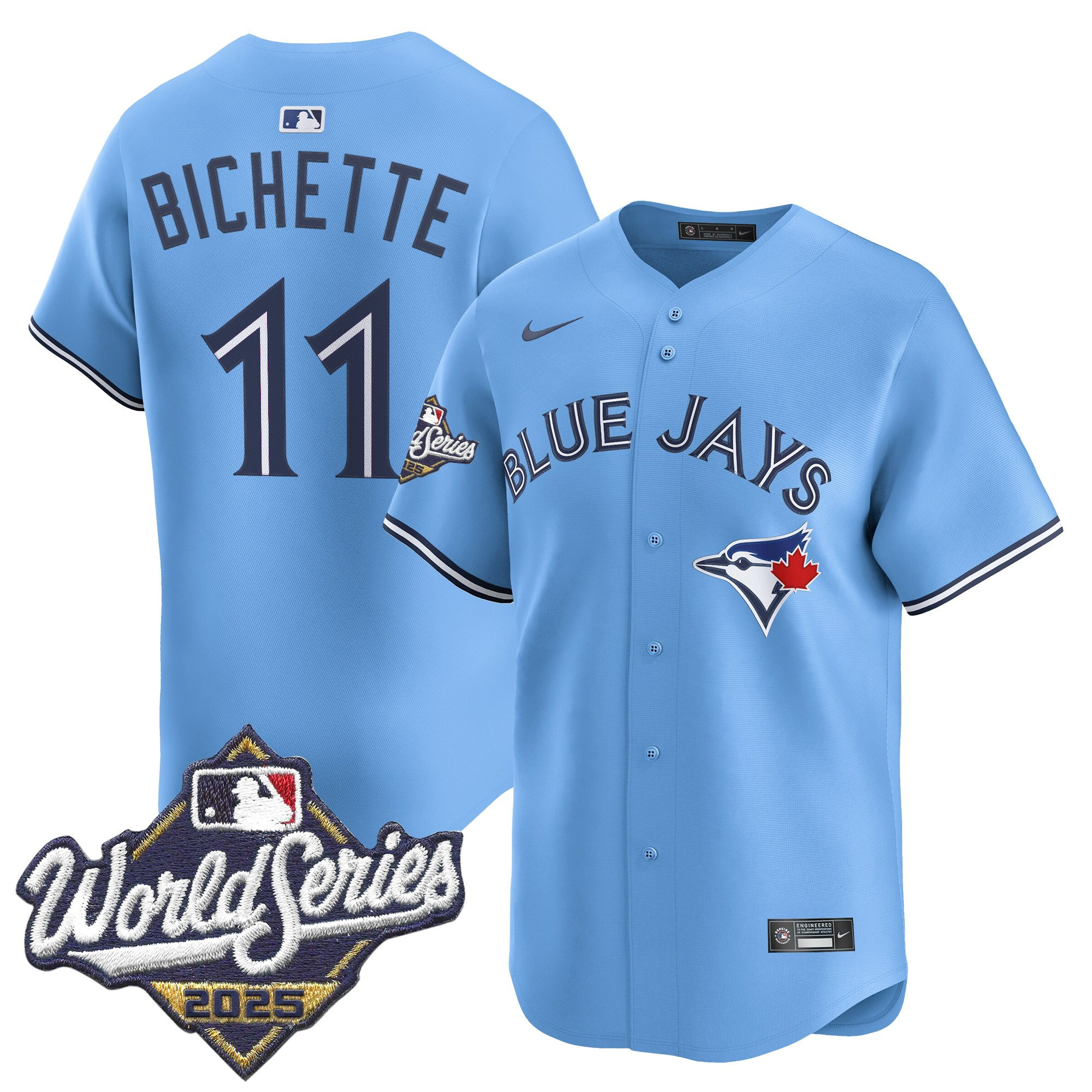 Men's Toronto Blue Jays 2025 World Series Vapor Premier Limited Jersey - All Stitched - Image 17