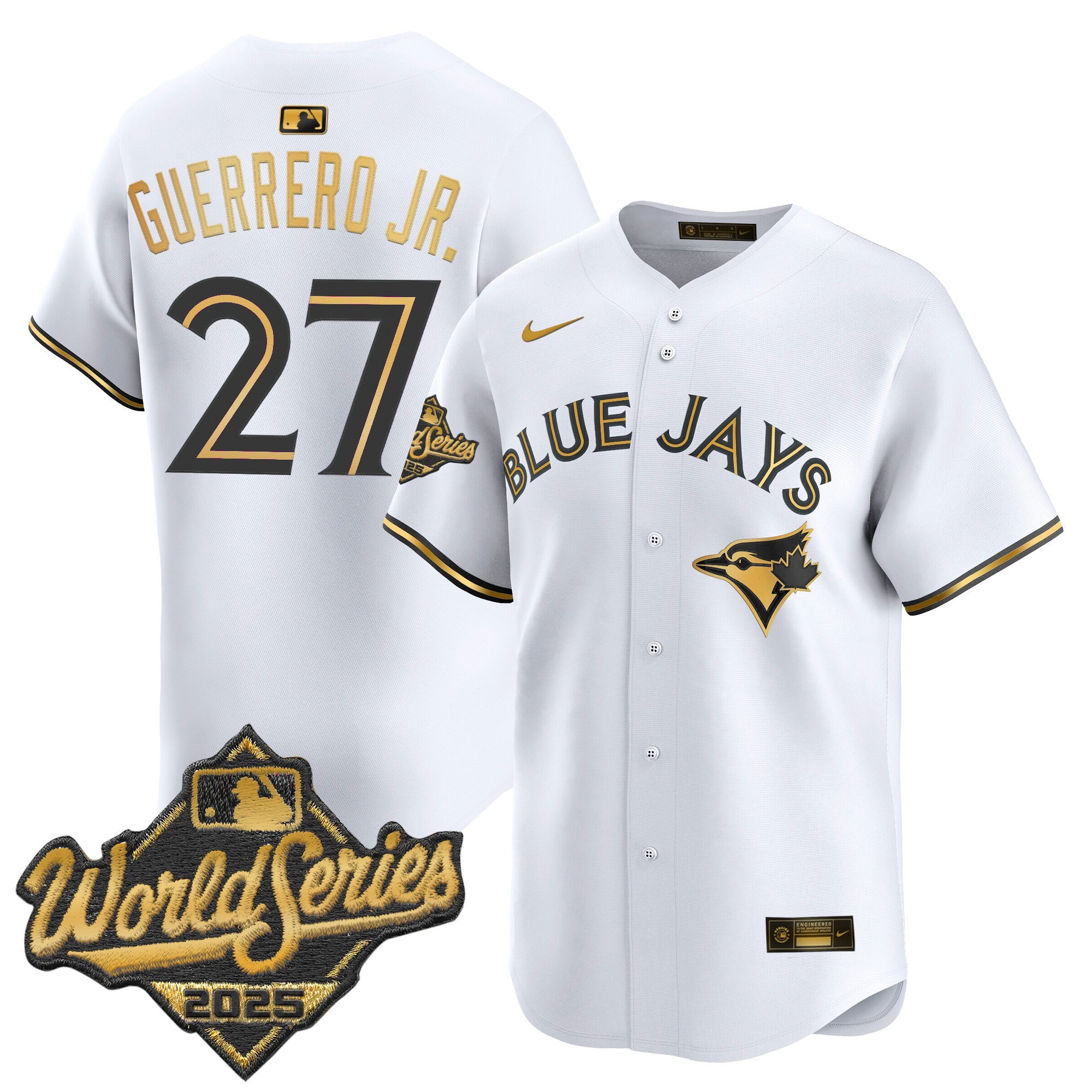 Men's Toronto Blue Jays 2025 World Series Vapor Premier Limited Jersey - All Stitched