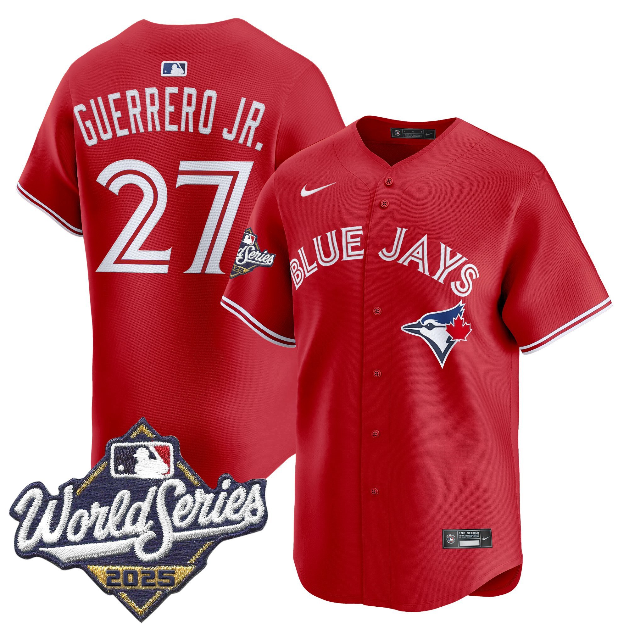 Men's Toronto Blue Jays 2025 World Series Vapor Premier Limited Jersey - All Stitched - Image 32