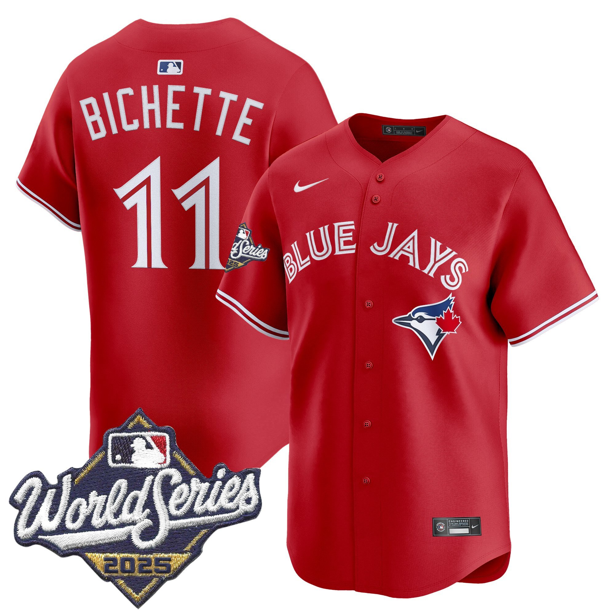 Men's Toronto Blue Jays 2025 World Series Vapor Premier Limited Jersey - All Stitched - Image 31