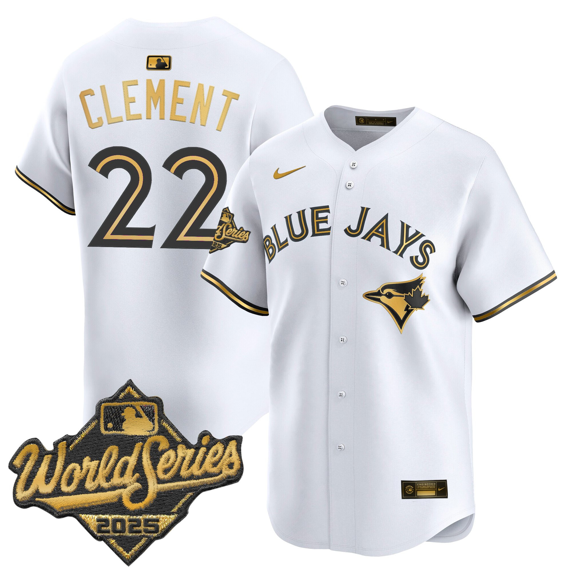 Men's Toronto Blue Jays 2025 World Series Vapor Premier Limited Jersey - All Stitched - Image 12