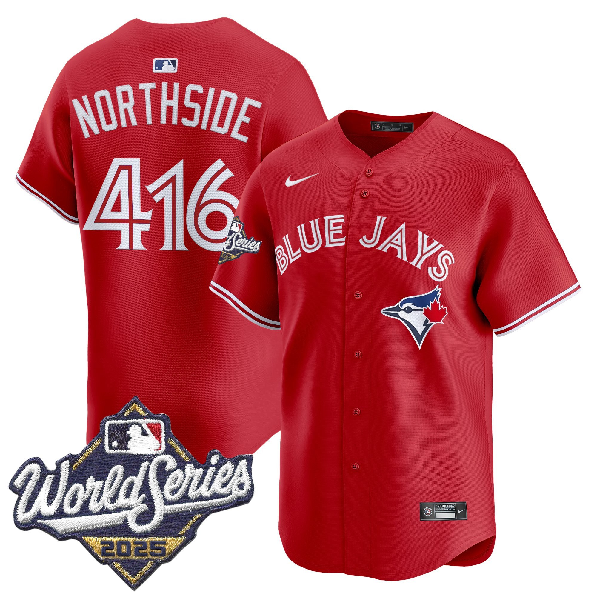 Men's Toronto Blue Jays 2025 World Series Vapor Premier Limited Jersey - All Stitched - Image 30