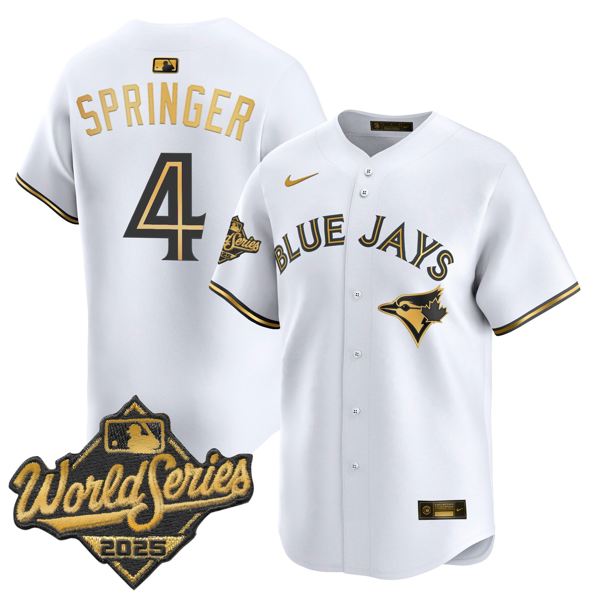 Men's Toronto Blue Jays 2025 World Series Vapor Premier Limited Jersey - All Stitched - Image 13