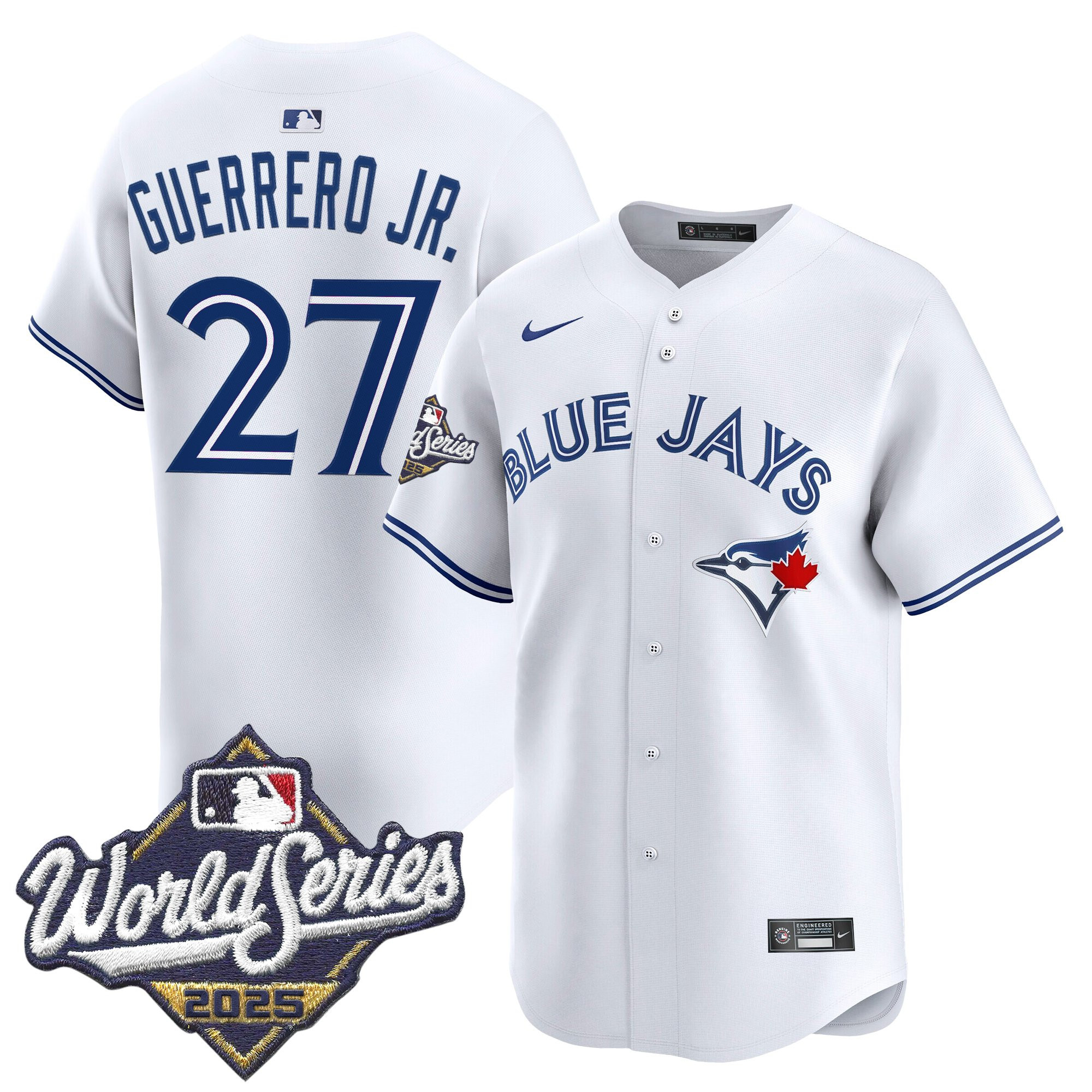 Men's Toronto Blue Jays 2025 World Series Vapor Premier Limited Jersey - All Stitched - Image 39