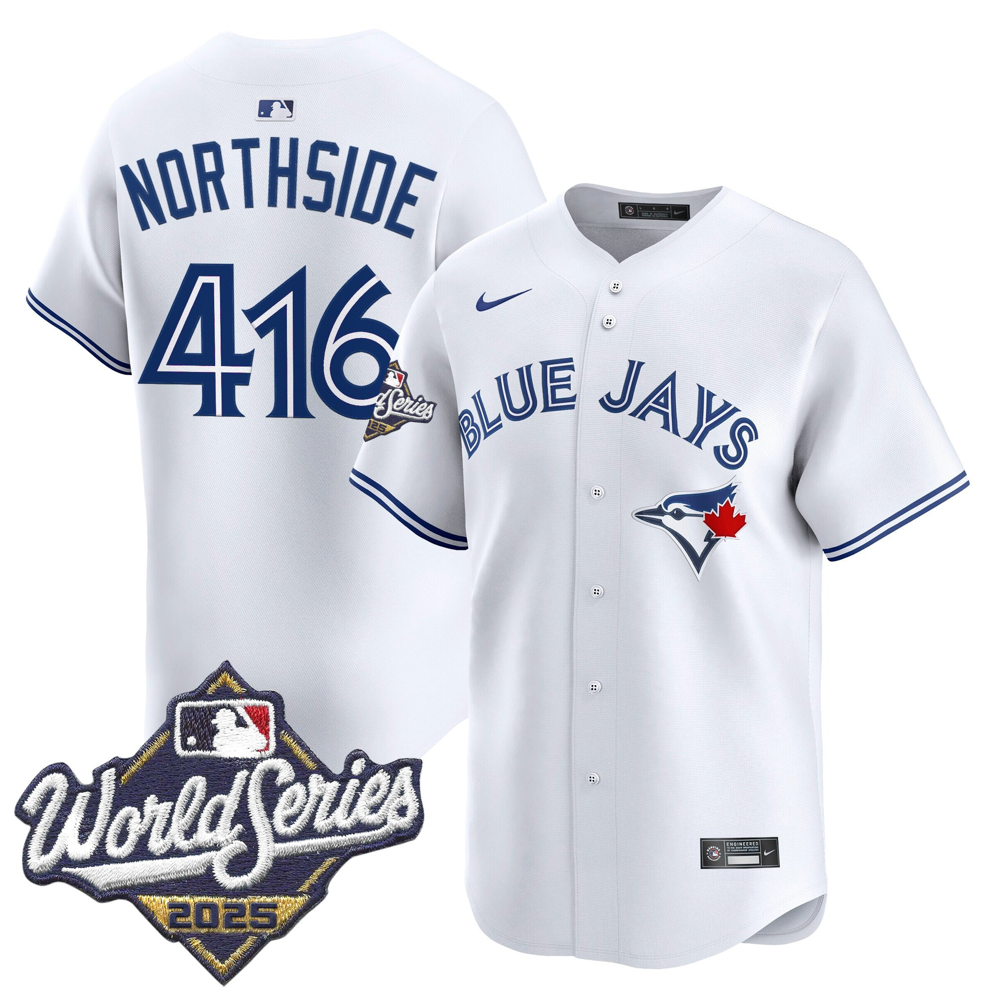 Men's Toronto Blue Jays 2025 World Series Vapor Premier Limited Jersey - All Stitched - Image 37