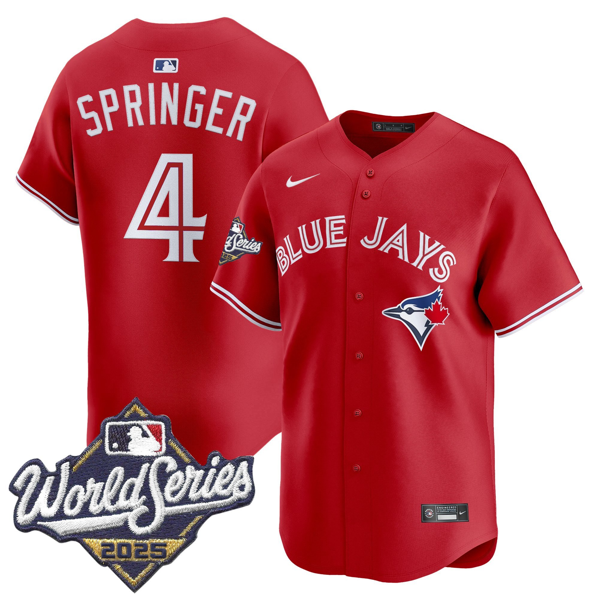 Men's Toronto Blue Jays 2025 World Series Vapor Premier Limited Jersey - All Stitched - Image 34