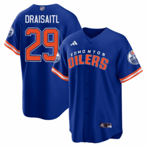 Edmonton Oilers Baseball Jersey - All Stitched