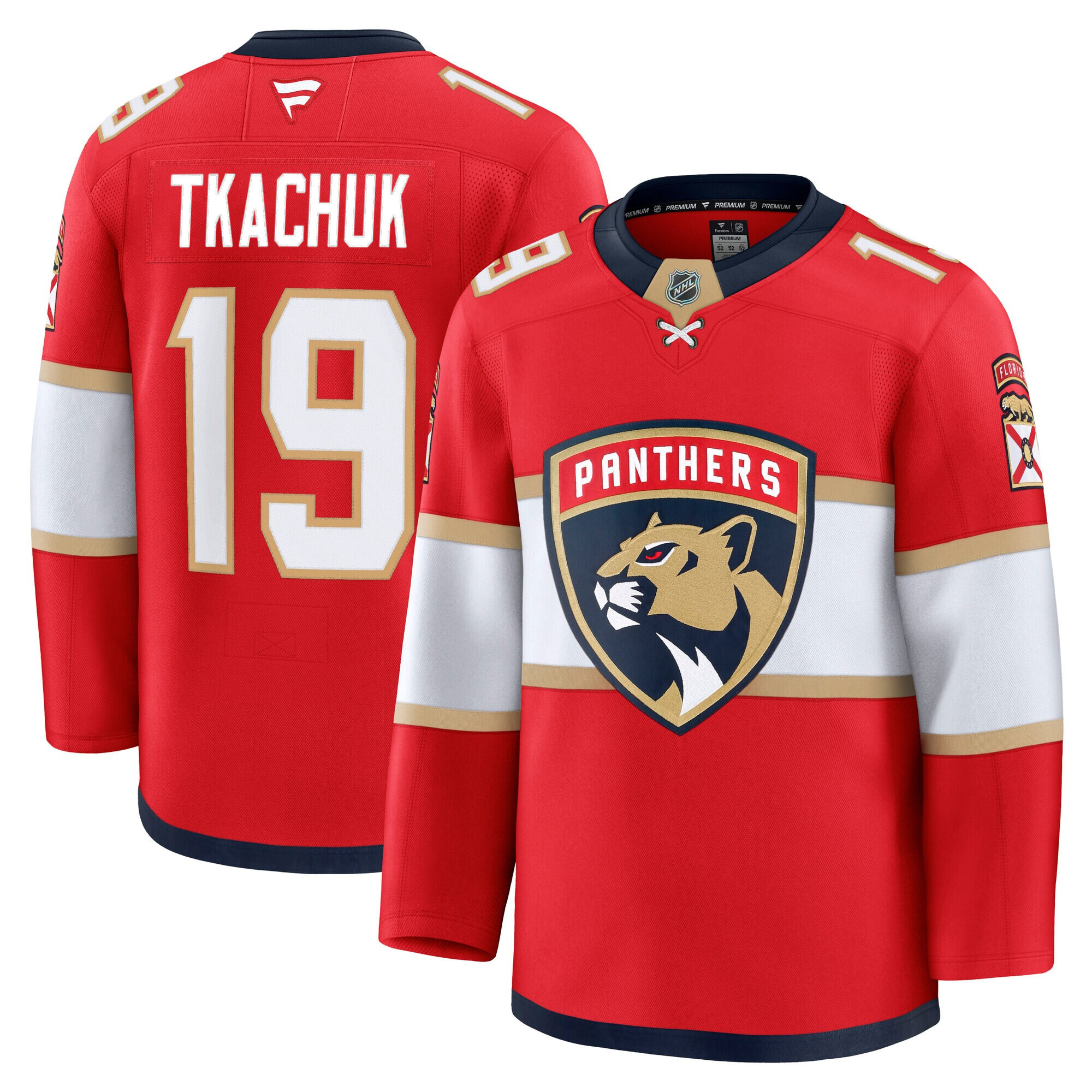 Florida Panthers 2025 Premium Jersey - All Stitched