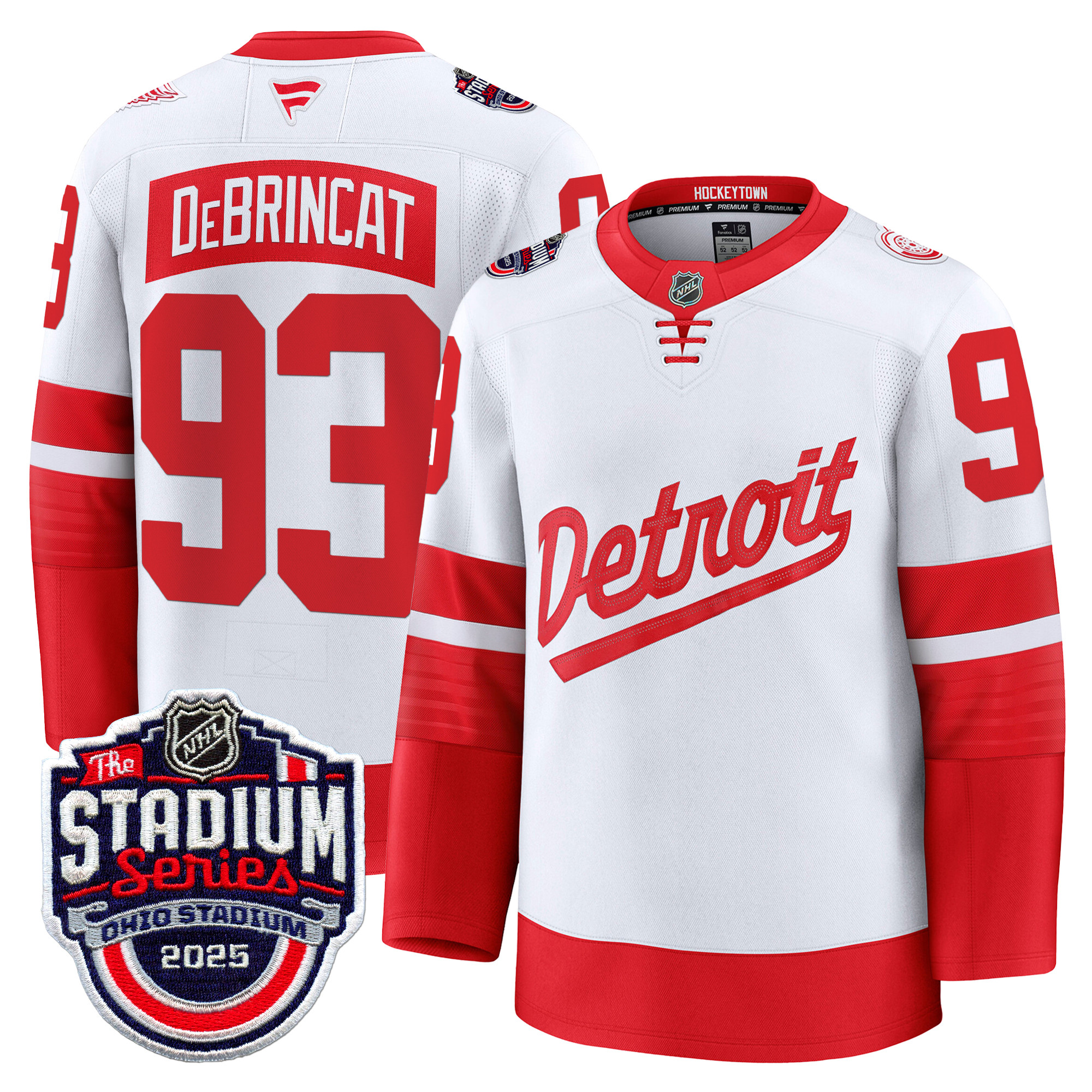 Men's Detroit Red Wings 2025 Stadium Series Premium Jersey - All Stitched - Image 7