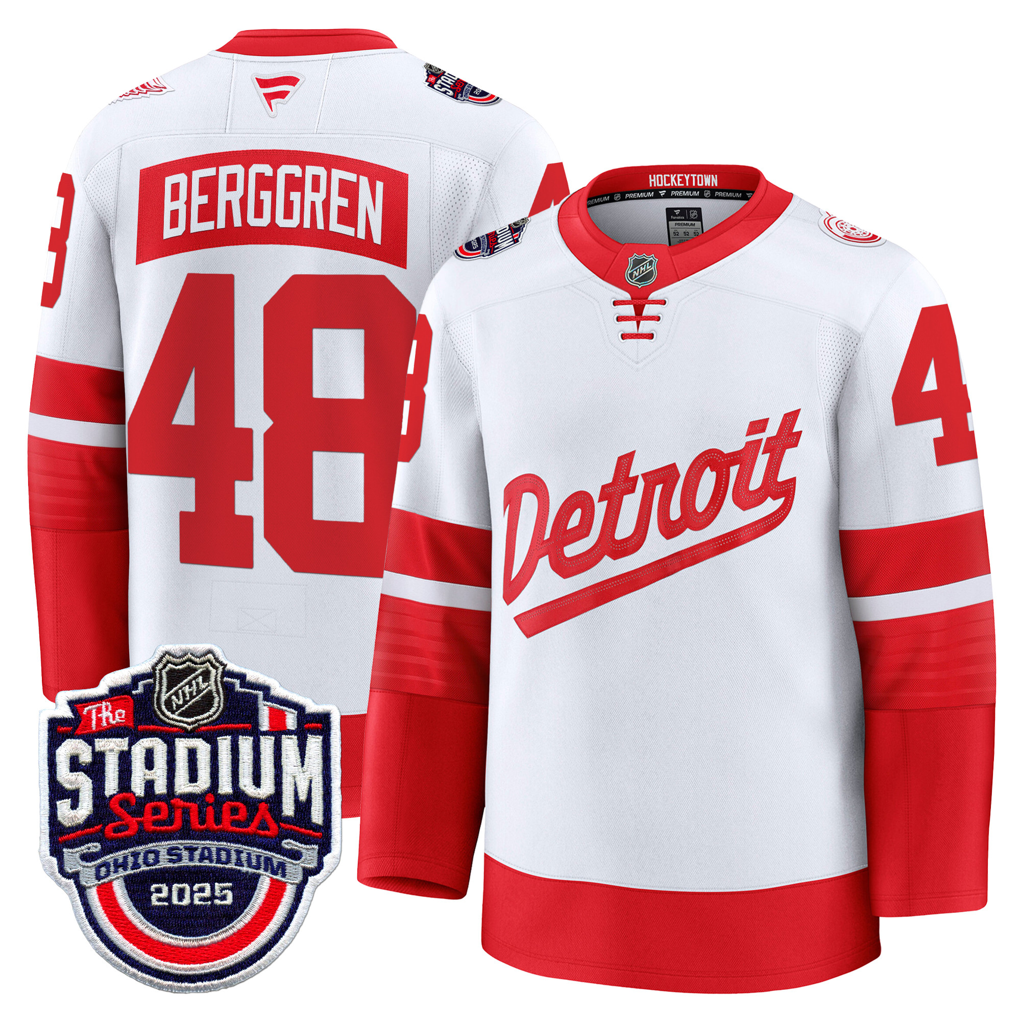 Men's Detroit Red Wings 2025 Stadium Series Premium Jersey - All Stitched - Image 6