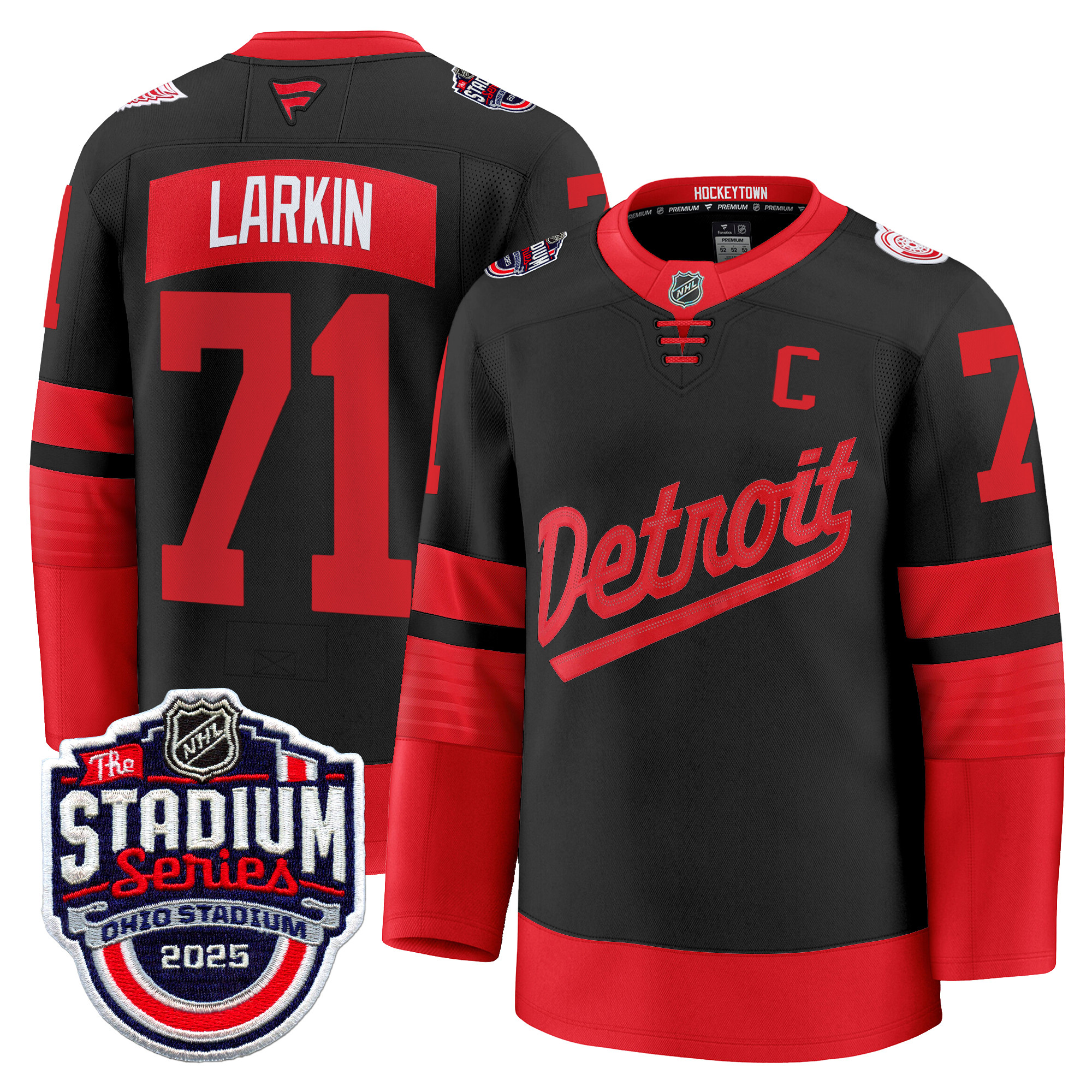 Men's Detroit Red Wings 2025 Stadium Series Premium Jersey - All Stitched - Image 19