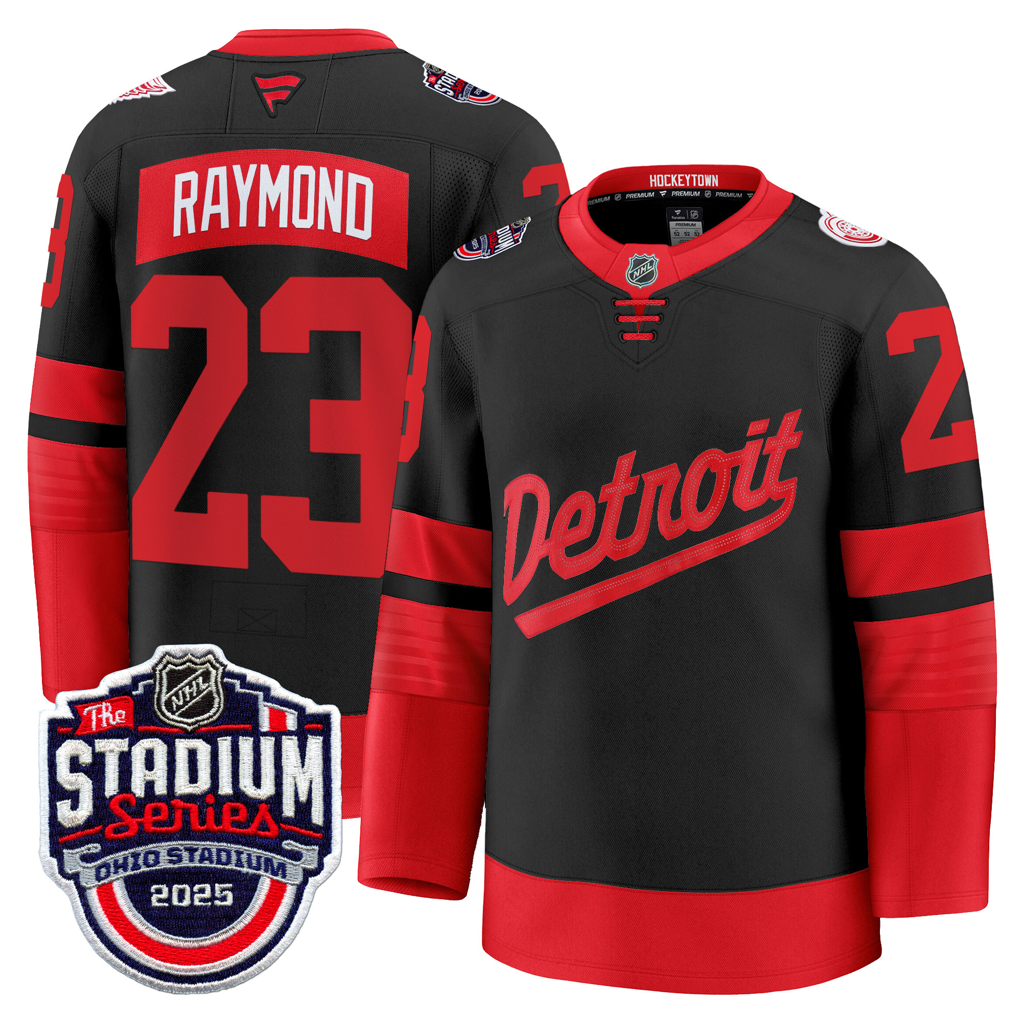 Men's Detroit Red Wings 2025 Stadium Series Premium Jersey - All Stitched - Image 17