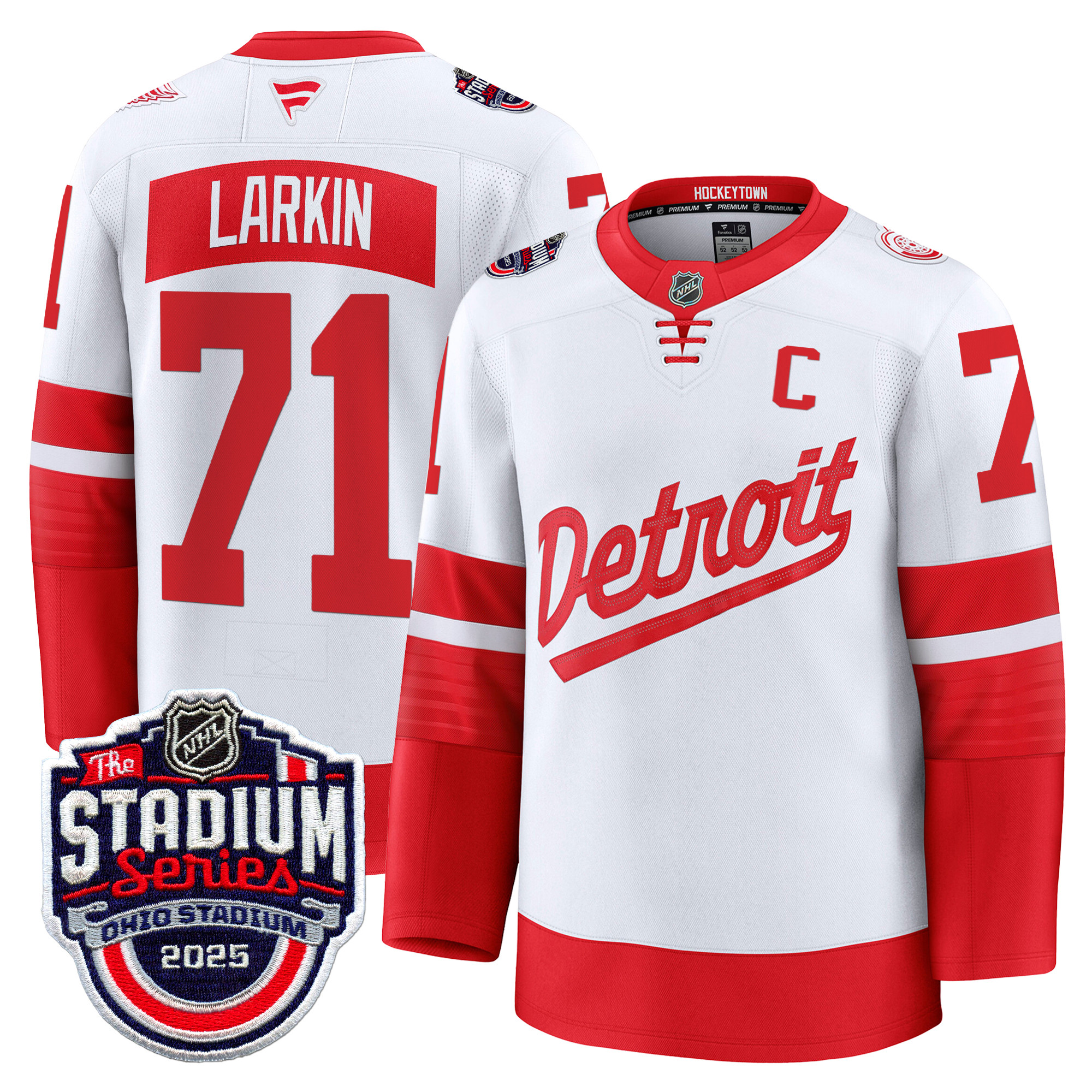 Men's Detroit Red Wings 2025 Stadium Series Premium Jersey - All Stitched - Image 3