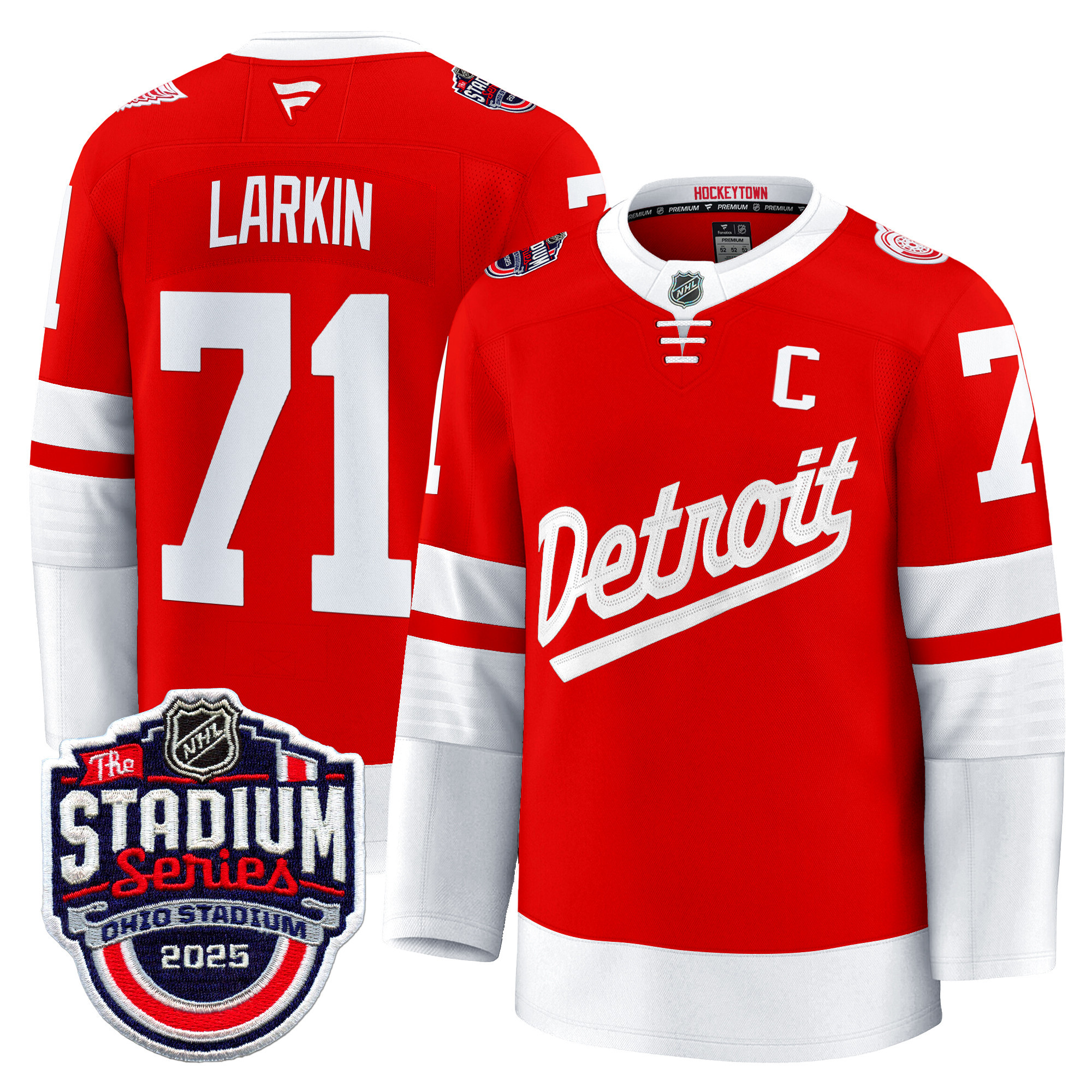 Men's Detroit Red Wings 2025 Stadium Series Premium Jersey - All Stitched - Image 11