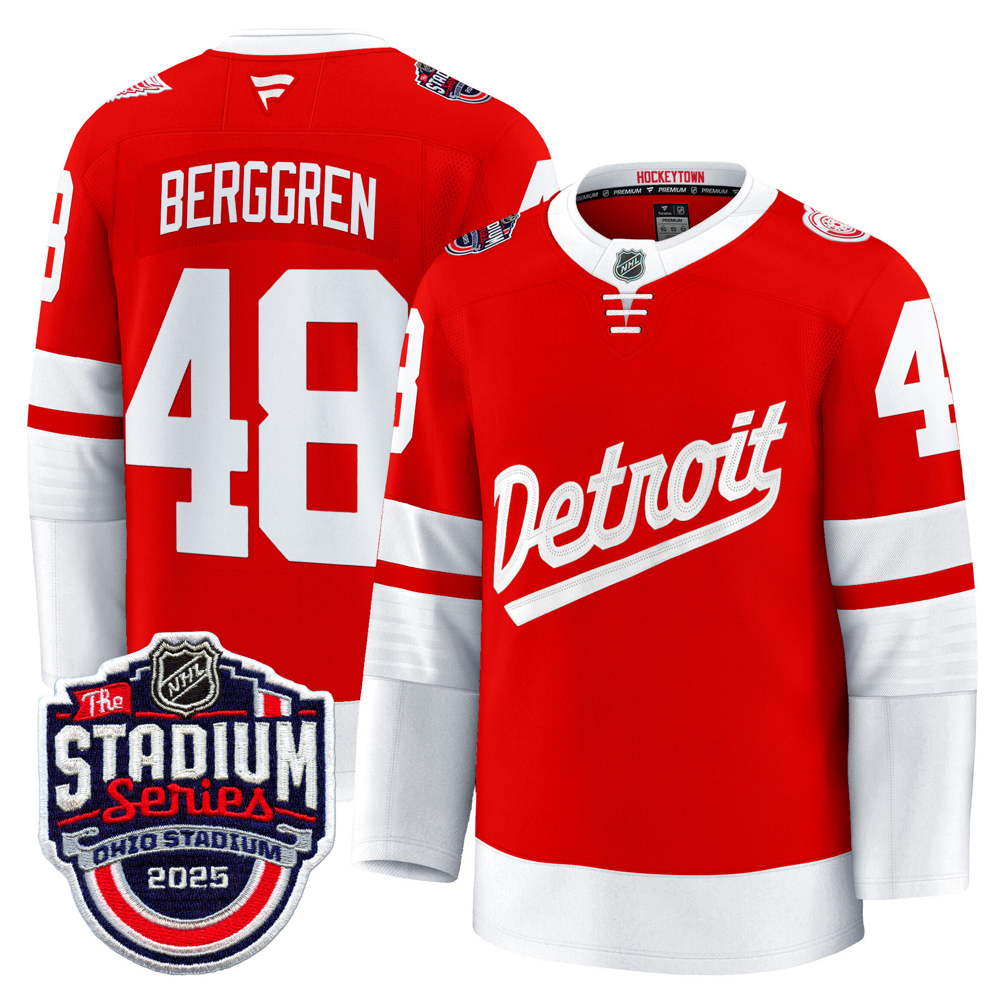 Men's Detroit Red Wings 2025 Stadium Series Premium Jersey - All Stitched - Image 14