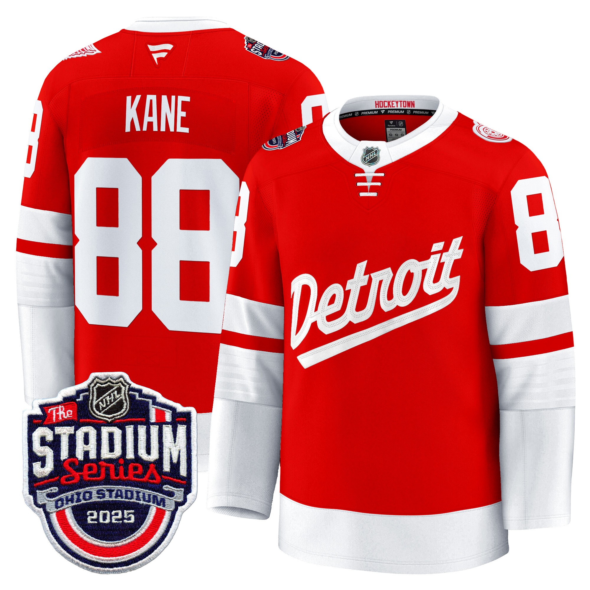 Men's Detroit Red Wings 2025 Stadium Series Premium Jersey - All Stitched - Image 13