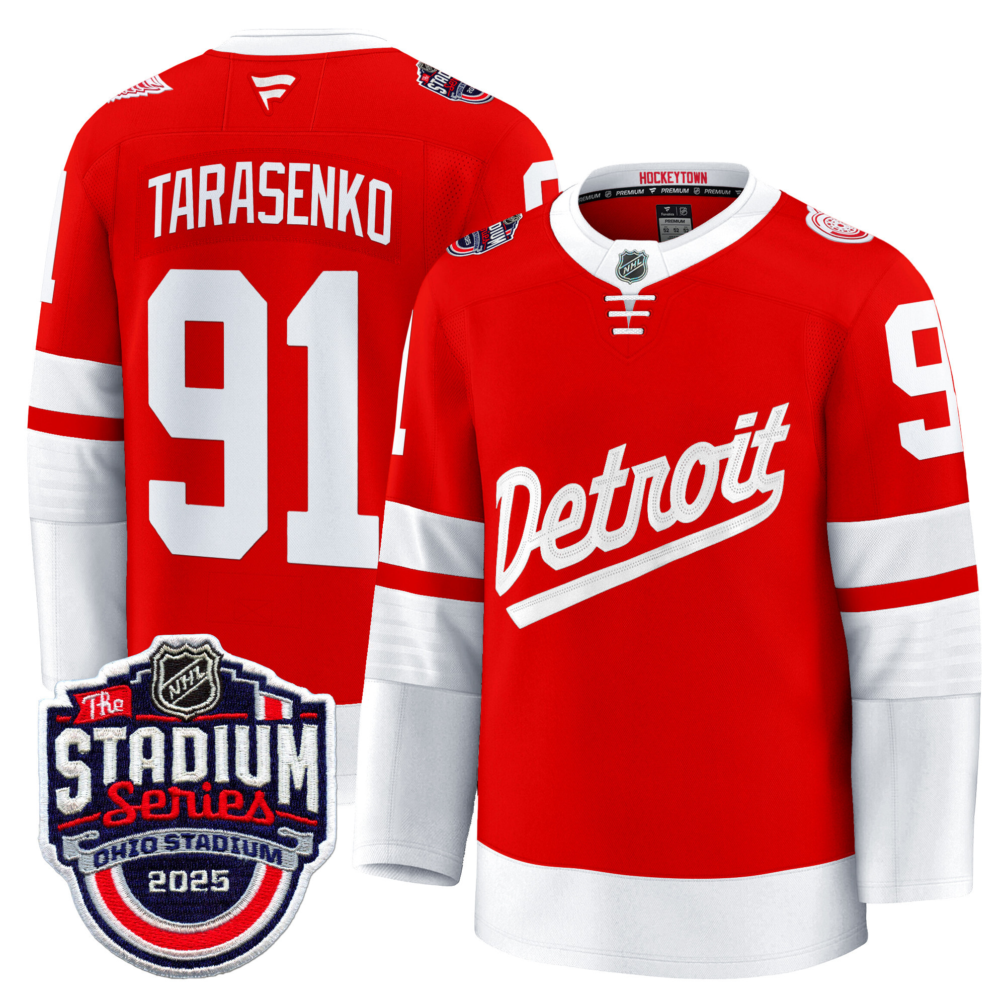 Men's Detroit Red Wings 2025 Stadium Series Premium Jersey - All Stitched - Image 12