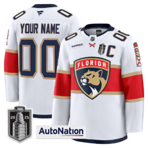 Florida Panthers 2025 Stanley Cup Final Premium Custom Jersey V2 - All Stitched