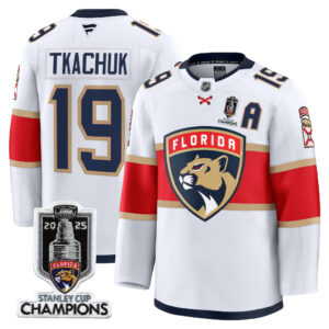 Men's Florida Panthers 2025 Stanley Cup Champions Premium Jersey - All Stitched
