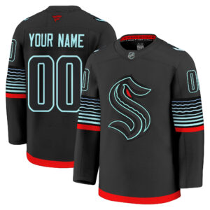 Seattle Kraken 2025 - 26 Premium Custom Jersey (Non-Glow) - All Stitched