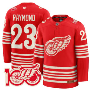 Detroit Red Wings Centennial Season Premium Jersey - All Stitched