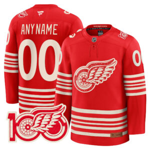 Detroit Red Wings Centennial Season Premium Custom Jersey - All Stitched