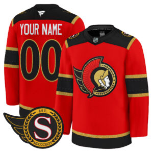 Ottawa Senators 2025/26 Premium Custom Jersey - All Stitched