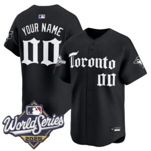 Toronto Blue Jays 2025 World Series Vapor Premier Limited Custom Jersey - Gothic North Edition - All Stitched