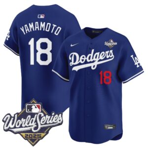 Men's Dodgers 2025 World Series Vapor Premier Limited Jersey V2 - All Stitched