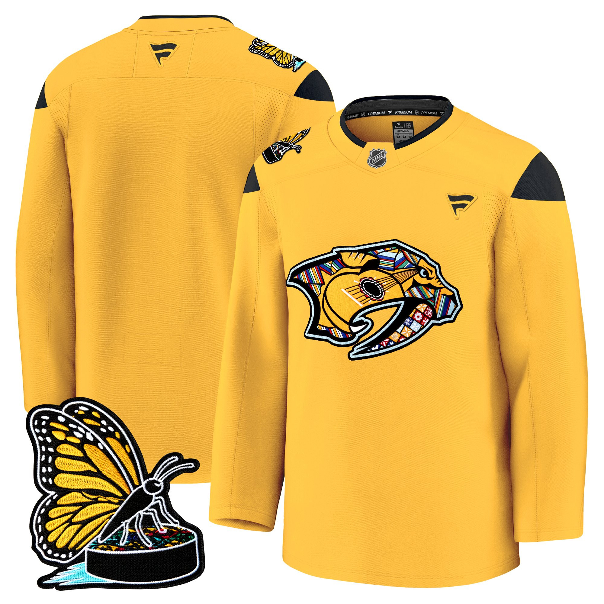 Men's Nashville Predators 2025 Hispanic Music Heritage Night Premium Jersey - All Stitched - Image 18