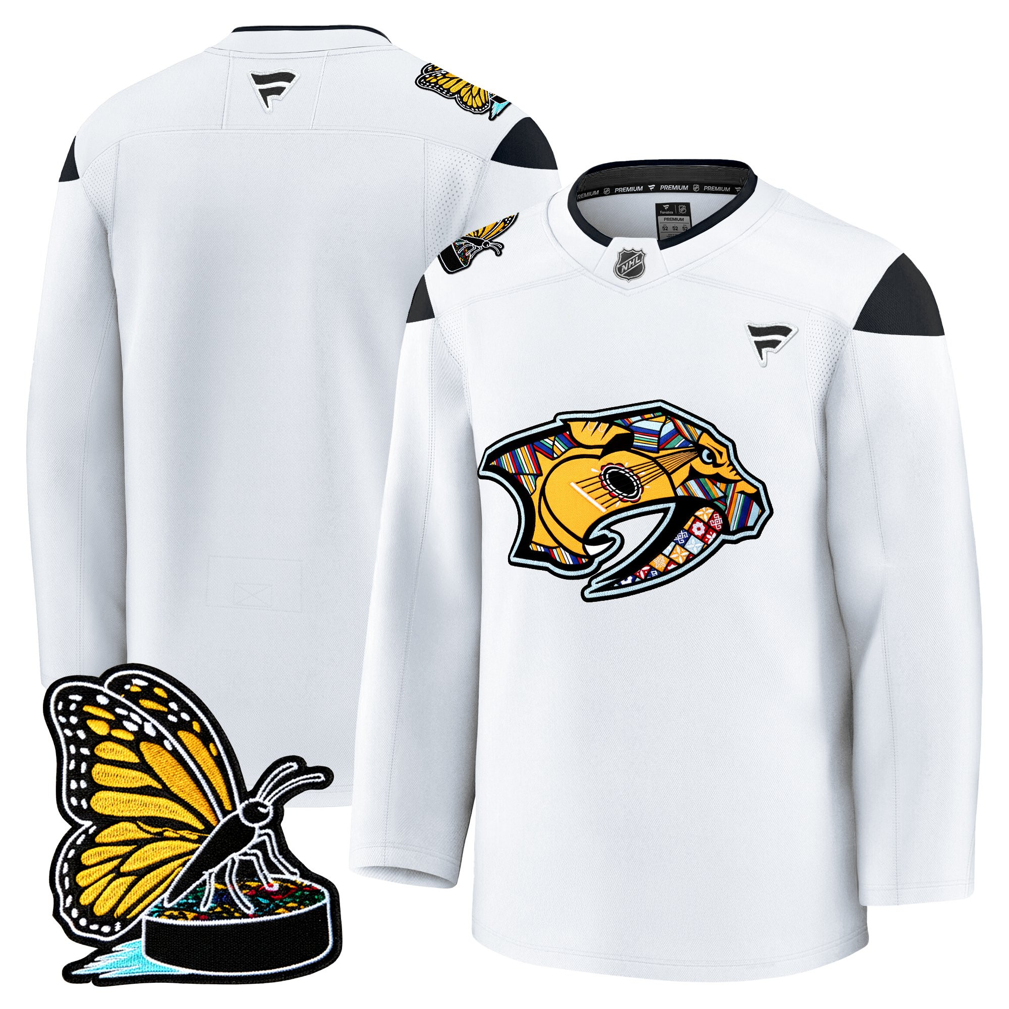 Men's Nashville Predators 2025 Hispanic Music Heritage Night Premium Jersey - All Stitched - Image 27