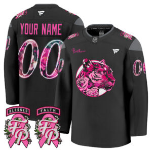Florida Panthers 'Pink in the Rink' Premium Custom Jersey - All Stitched