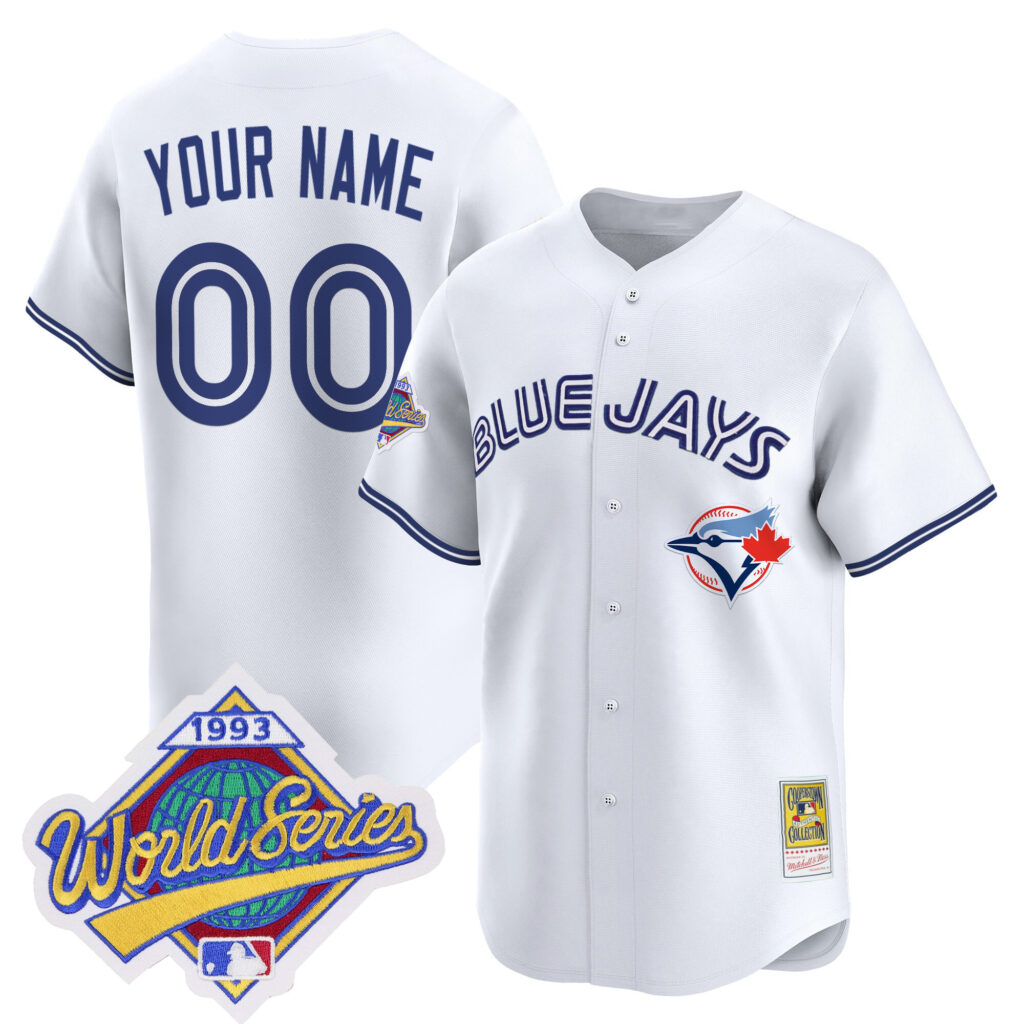 Toronto Blue Jays 1993 World Series Vapor Premier Custom Jersey ...