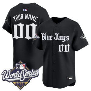 Toronto Blue Jays 2025 World Series Vapor Premier Limited Custom Jersey V2 - Gothic North Edition - All Stitched