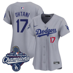 Women's Dodgers 2025 World Series Champions Vapor Premier Limited Jersey - All Stitched