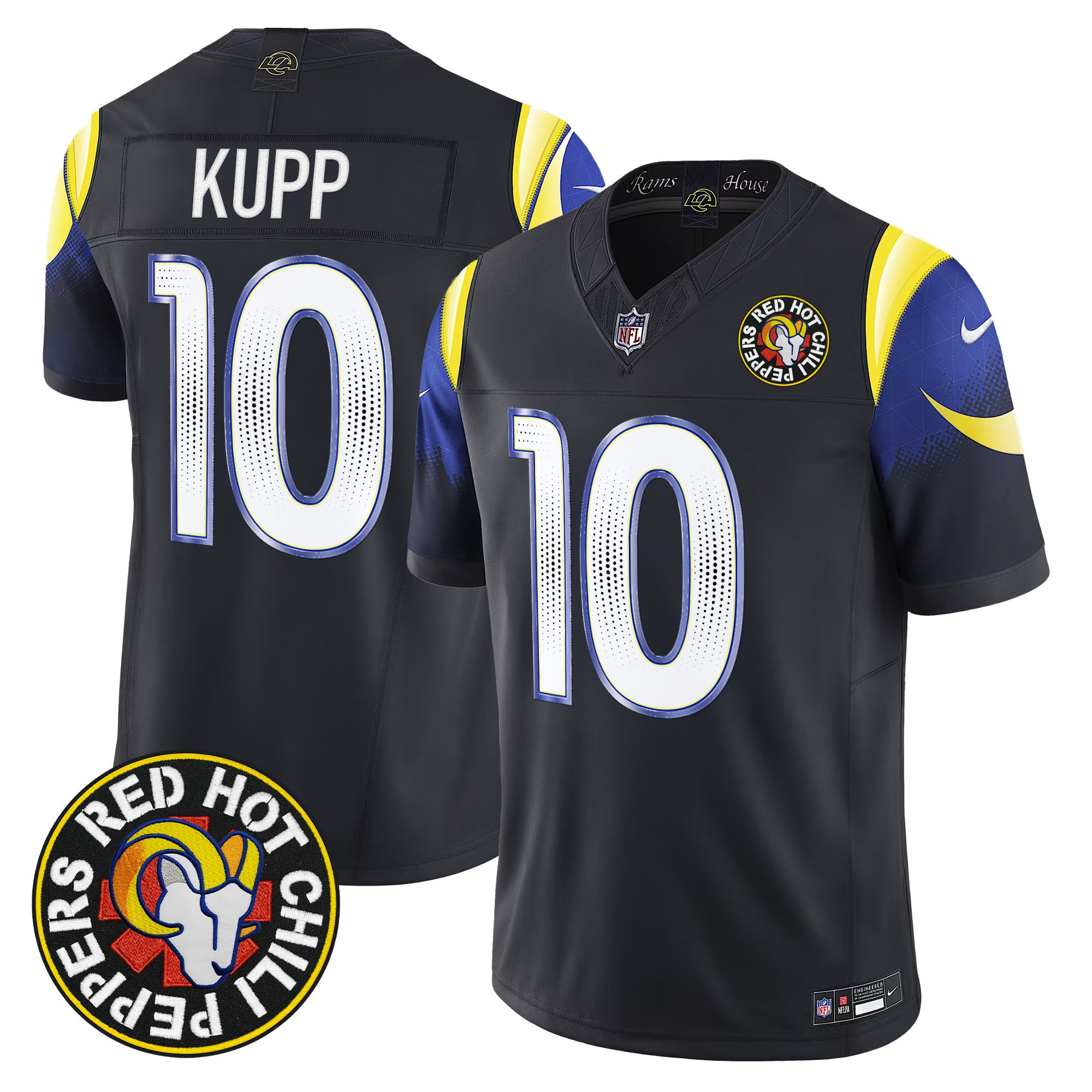Red Hot Chili Peppers x Los Angeles Rams Vapor Limited Jersey - All Stitched - Image 6